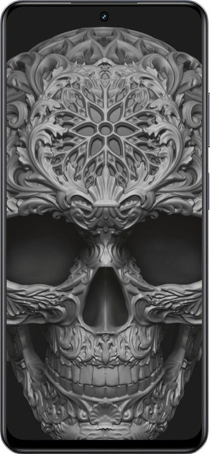 TPU чехол skull-ornament для Realme 13+ 5G - 4101b-3891 изображение 