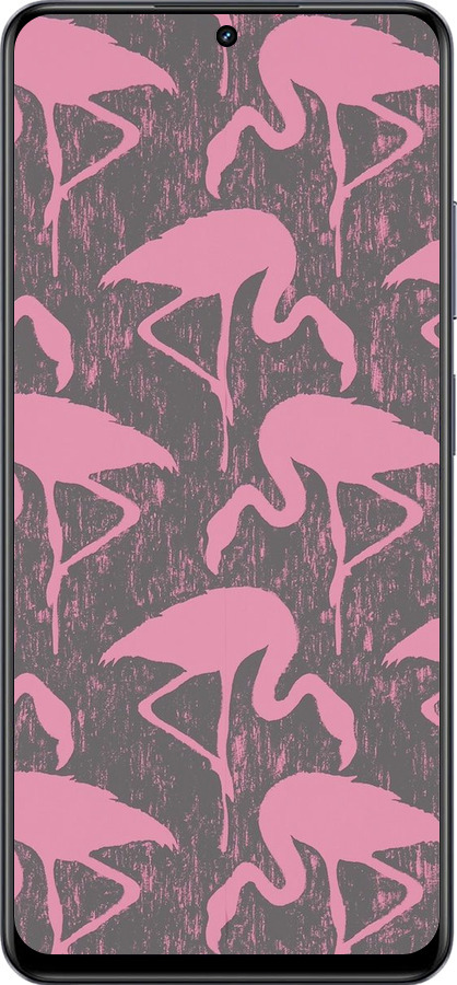 TPU чехол Vintage-Flamingos для Realme 13+ 5G - 4171b-3891 изображение 
