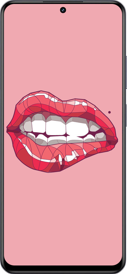 TPU чехол Sexy lips для Realme 13+ 5G - 4174b-3891 изображение 