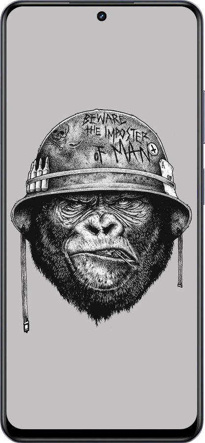 TPU чехол military monkey для Realme 13+ 5G - 4177b-3891 изображение 