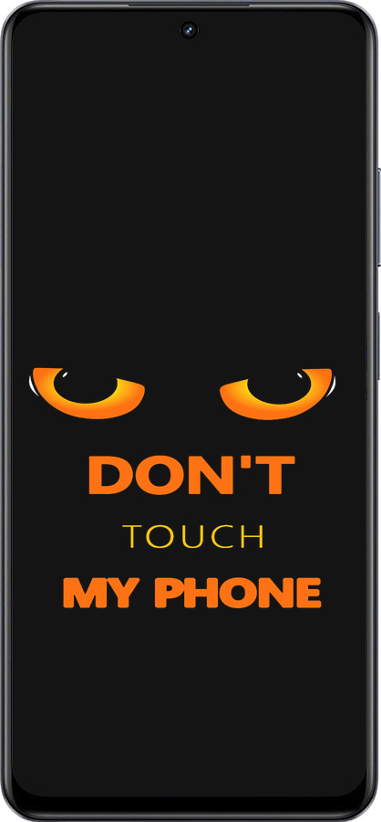 TPU чехол Don't touch the phone для Realme 13+ 5G - 4261b-3891 изображение 