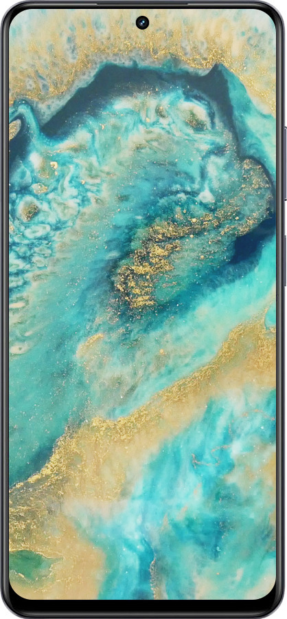 TPU чехол Green marble для Realme 13+ 5G - 4365b-3891 изображение 