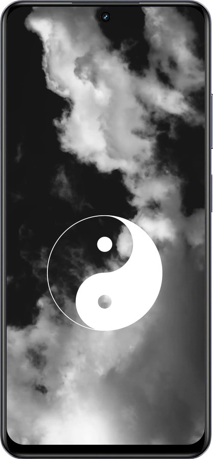 TPU чехол Инь и Янь для Realme 13+ 5G - 4389b-3891 изображение 