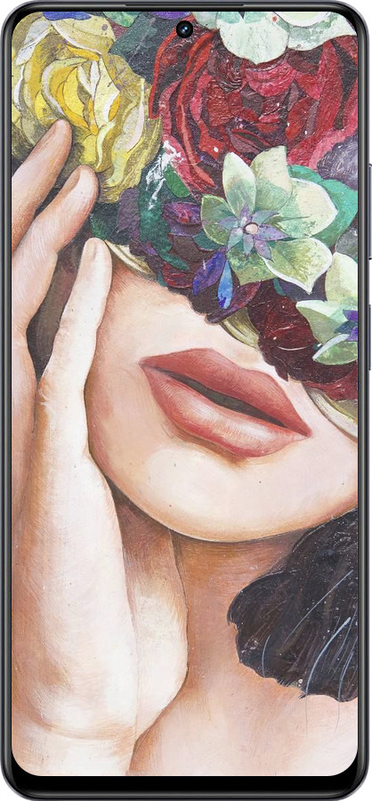 TPU чехол Head Flower для Realme 13+ 5G - 4460b-3891 изображение 