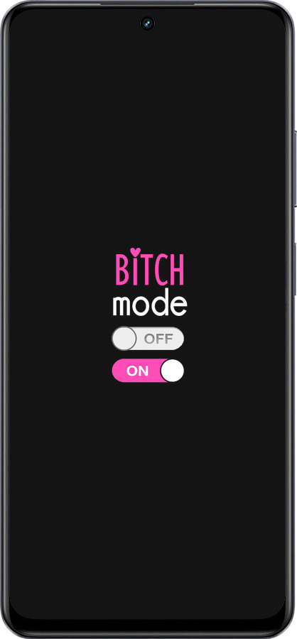 TPU чехол Bitch mode для Realme 13+ 5G - 4548b-3891 изображение 