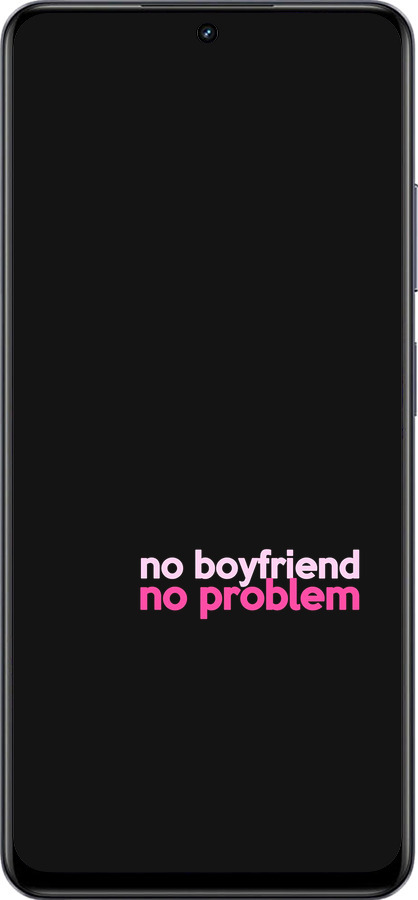 TPU чехол no boyfriend no problem для Realme 13+ 5G - 4549b-3891 изображение 