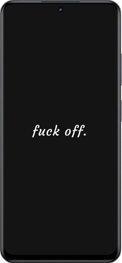 TPU чехол Fuck off для Realme 13+ 5G - 4731b-3891 изображение 