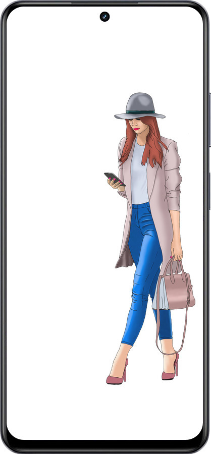 TPU чехол Девушка 1 для Realme 13+ 5G - 4751b-3891 изображение 