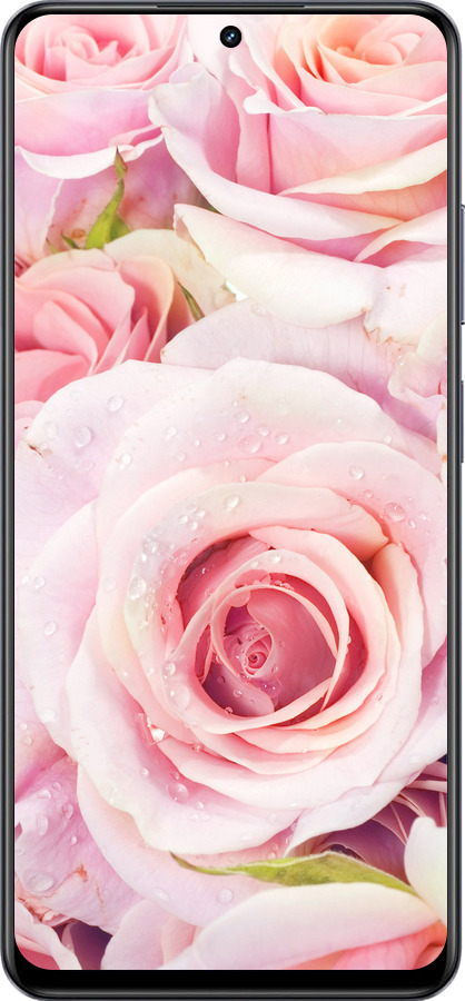 TPU чехол Розы для Realme 13+ 5G - 525b-3891 изображение 