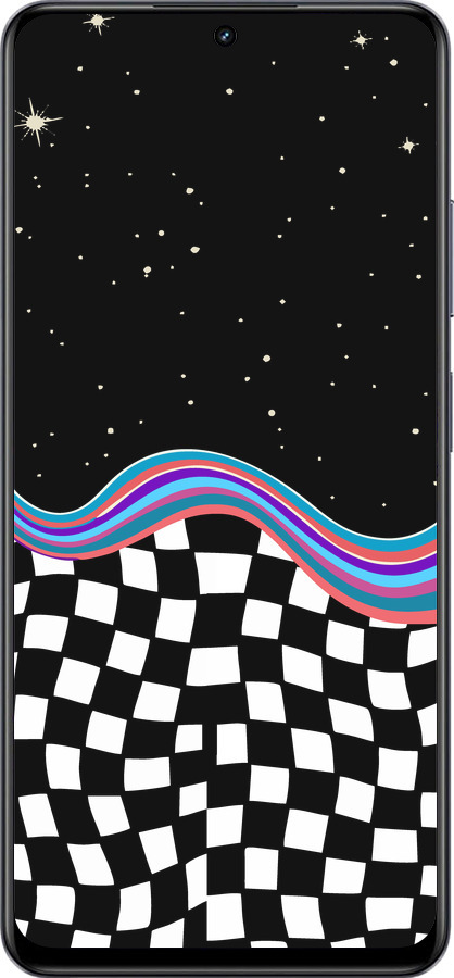 TPU чехол Абстрактный космос для Realme 13+ 5G - 5512b-3891 изображение 