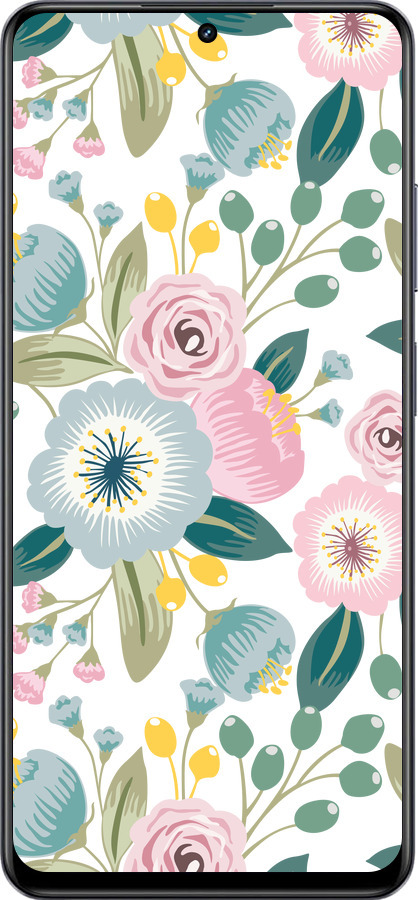 TPU чехол Квіткові шпалери v2 для Realme 13+ 5G - 5602b-3891 изображение 