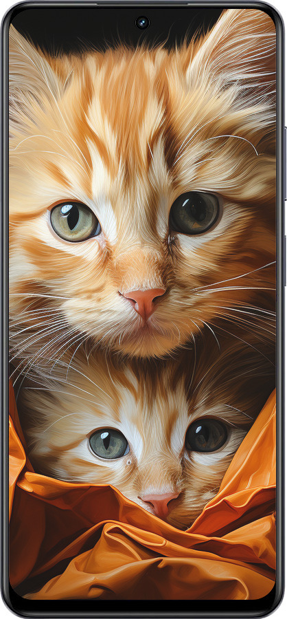 TPU чехол Котики 2 для Realme 13+ 5G - 5664b-3891 изображение 