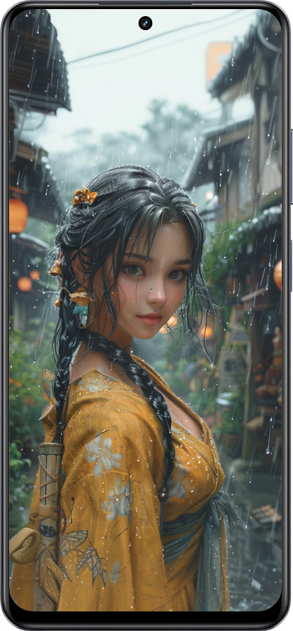 TPU чехол Anime-girl для Realme 13+ 5G - 6133b-3891 изображение 