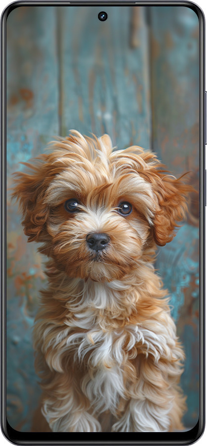 TPU чехол Щенок мальтипу для Realme 13+ 5G - 6157b-3891 изображение 