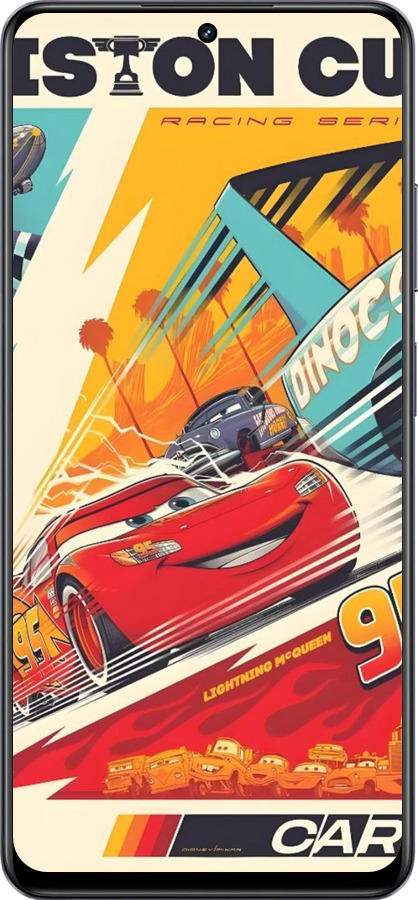 TPU чехол Тачки для Realme 13+ 5G - 6288b-3891 изображение 