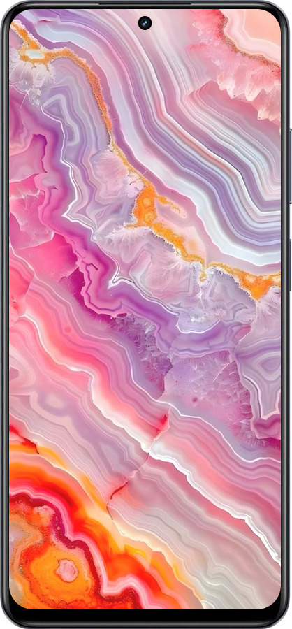 TPU чехол Мрамор 2 для Realme 13+ 5G - 6307b-3891 изображение 