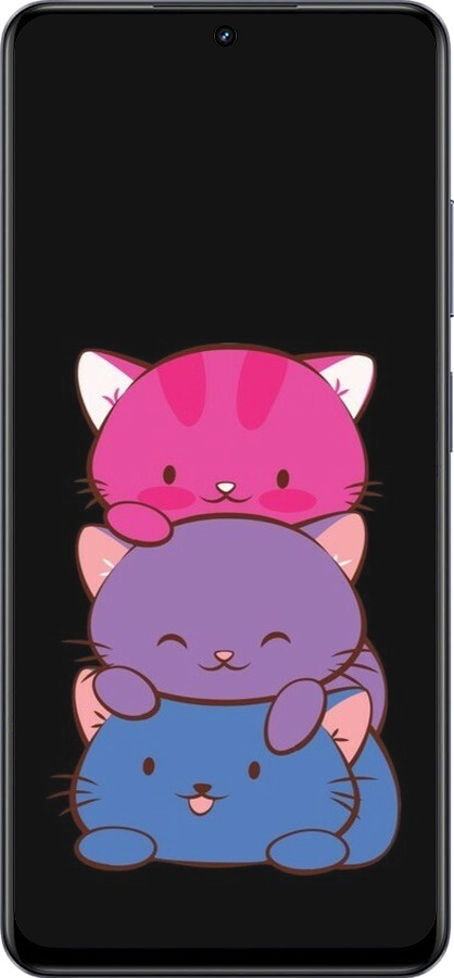 TPU чехол Милые кошки для Realme 13+ 5G - 6518b-3891 изображение 