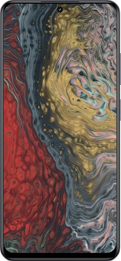 TPU чехол С изображением абстрактной живописи для Realme 13+ 5G - 6530b-3891 изображение 