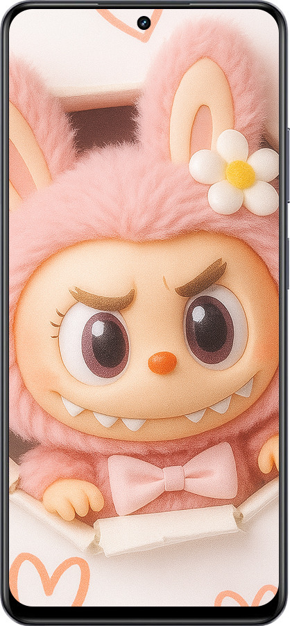 TPU чехол Лабубу 2 для Realme 13+ 5G - 6710b-3891 изображение 