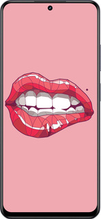 Силиконовый чехол Sexy lips для Realme 13+ 5G - 4174u-3891 изображение 