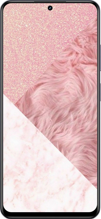 Силіконовий чехол Рожеві текстури для Realme 13+ 5G - 4343u-3891 изображение 