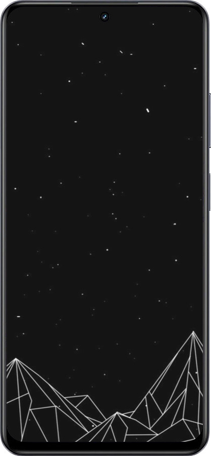 Силиконовый чехол Черно белые абстрактные горы для Realme 13+ 5G - 6437u-3891 изображение 