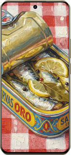 Силиконовый чехол Vintage Sardine Tin Phone для Realme 13 PRO / 13 PRO+ - 6772u-3789 изображение 