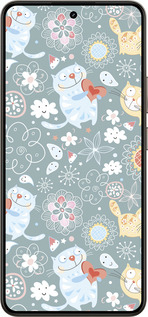 Силиконовый чехол Котята v3 для Realme 14 5G / 14T 5G - 1223u-4024 изображение 