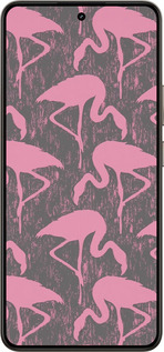 Силиконовый чехол Vintage-Flamingos для Realme 14 5G / 14T 5G - 4171u-4024 изображение 