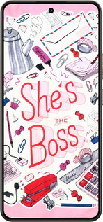Силиконовый чехол she's the  boss для Realme 14 5G / 14T 5G - 4254u-4024 изображение 