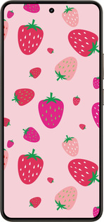 Силиконовый чехол Клубнички для Realme 14 5G / 14T 5G - 4332u-4024 изображение 