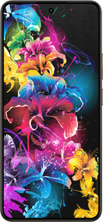 Силиконовый чехол Абстрактные цветы для Realme 14 5G / 14T 5G - 511u-4024 изображение 