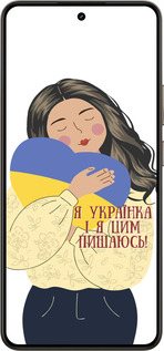 Силиконовый чехол Украинка v2 для Realme 14 5G / 14T 5G - 5264u-4024 изображение 