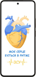 Силиконовый чехол Сердце v2 для Realme 14 5G / 14T 5G - 5296u-4024 изображение 