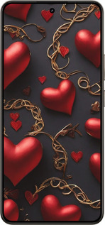 Силиконовый чехол Сердечки для Realme 14 5G / 14T 5G - 5831u-4024 изображение 