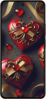 Силіконовий чехол Сердечки v4 для Realme 14 5G / 14T 5G - 5834u-4024 изображение 