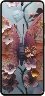 Силиконовый чехол Fairy Butterfly для Realme 14 5G / 14T 5G - 6048u-4024 изображение 