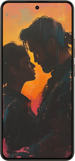 Силиконовый чехол Любовь на полотне для Realme 14 5G / 14T 5G - 6067u-4024 изображение 