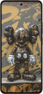 Силиконовый чехол Bronze kaws для Realme 14 5G / 14T 5G - 6097u-4024 изображение 