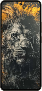 Силиконовый чехол Лев в золотых красках для Realme 14 5G / 14T 5G - 6155u-4024 изображение 