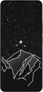 Силиконовый чехол Минималистический горный пейзаж для Realme 14 5G / 14T 5G - 6438u-4024 изображение 