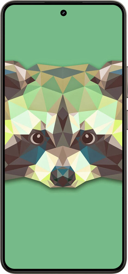 Силиконовый чехол Енот для Realme 14 5G / 14T 5G - 1217u-4024 изображение 