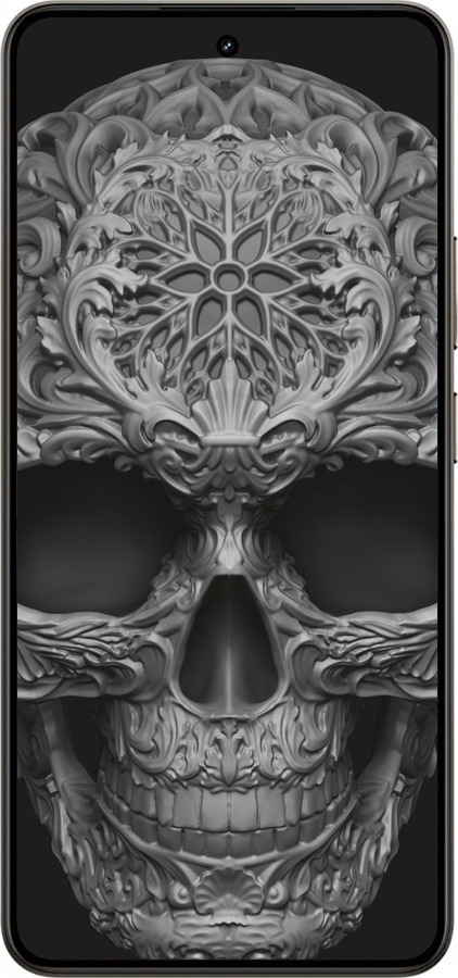 Силиконовый чехол skull-ornament для Realme 14 5G / 14T 5G - 4101u-4024 изображение 