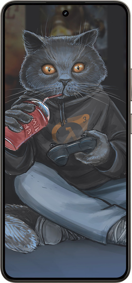 Силиконовый чехол gamer cat для Realme 14 5G / 14T 5G - 4140u-4024 изображение 