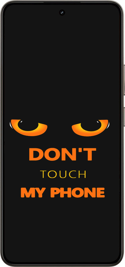 Силиконовый чехол Don't touch the phone для Realme 14 5G / 14T 5G - 4261u-4024 изображение 