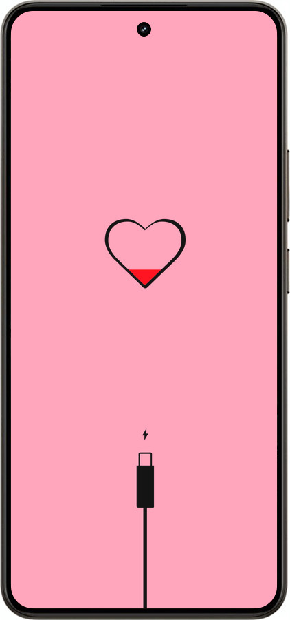 Силиконовый чехол Подзарядка сердца1 для Realme 14 5G / 14T 5G - 4275u-4024 изображение 