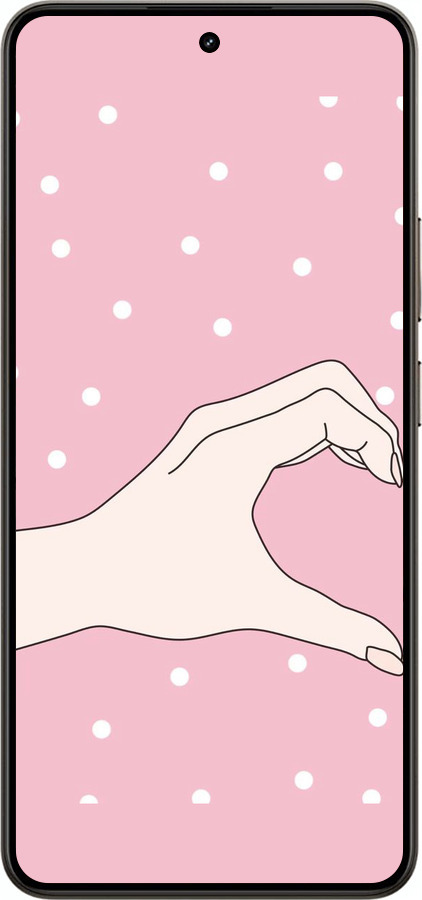 Силіконовий чехол Половинка серця для Realme 14 5G / 14T 5G - 4340u-4024 изображение 