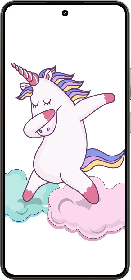 Силіконовий чехол Єдиноріг для Realme 14 5G / 14T 5G - 4702u-4024 изображение 