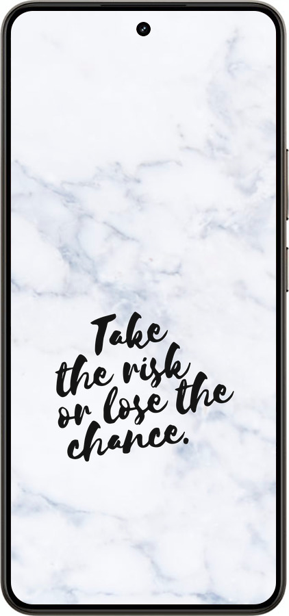 Силіконовий чехол Ризикнути або втратити шанс для Realme 14 5G / 14T 5G - 4866u-4024 изображение 