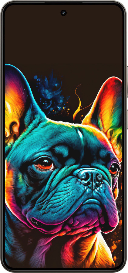 Силиконовый чехол Яркий бульдог для Realme 14 5G / 14T 5G - 5547u-4024 изображение 